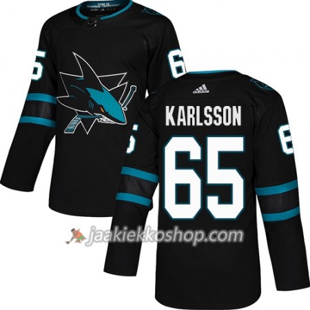 Miehille NHL San Jose Sharks Pelipaita Erik Karlsson 65 Adidas Alternate 2018-19 Authentic